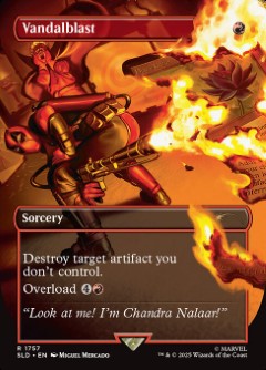Vandalblast Secret Lair Drop - Marvel's Art